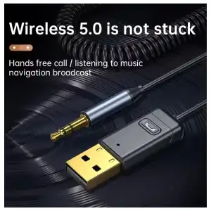 Adaptador Bluetooth 5.0 para equipos de musica , reproductora + 3.5 jack  tx + rx miniatura 6
