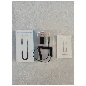 Adaptador Bluetooth 5.0 para equipos de musica , reproductora + 3.5 jack  tx + rx miniatura 5